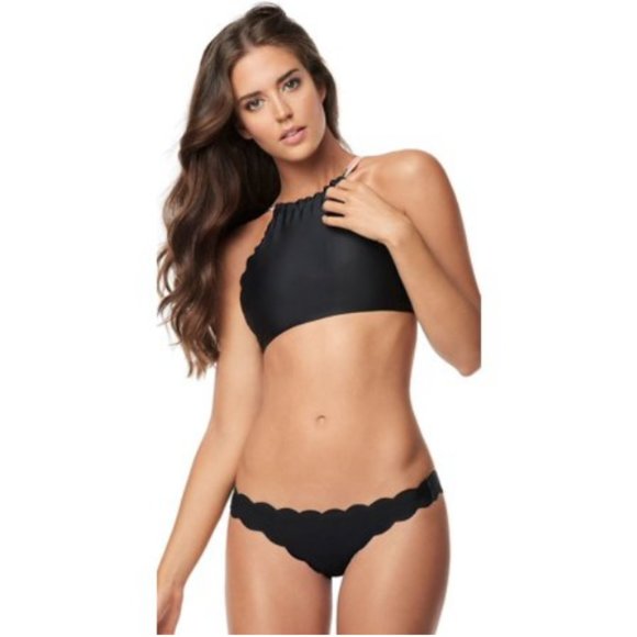 PilyQ Clara reversible bikini top L and bikini bottom S New - Picture 2 of 14